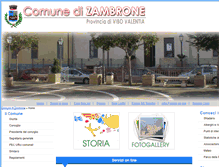 Tablet Screenshot of comune.zambrone.vv.it